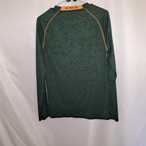 Fanatics Green Packers Football Long Sleeve Shirt Men's Small #36 - Picture 2 of 5